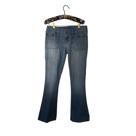 Abercrombie & Fitch Flare Jeans Women’s Size 4 Made in USA Y2K 90s - Picture 1 of 6